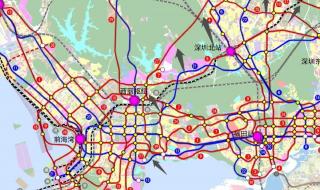 深圳最新地铁线路图 深圳最新地铁线路图